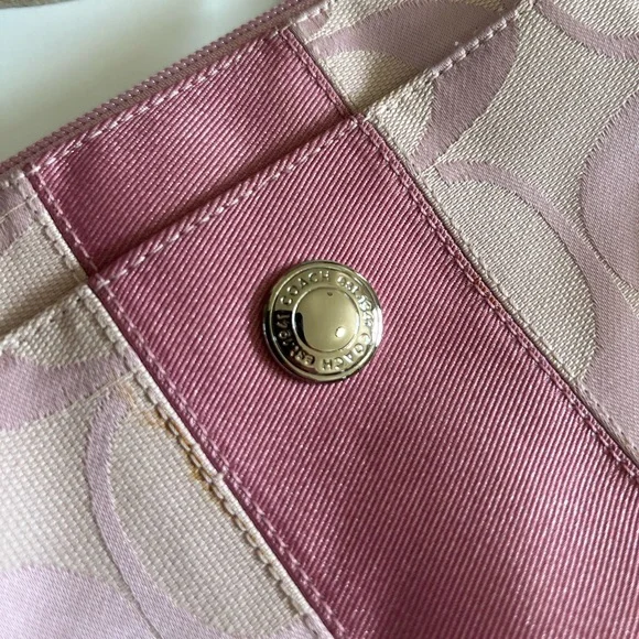 Coach Y2K pink / silver crossbody bag m0867-42246 - Picture 6 of 15